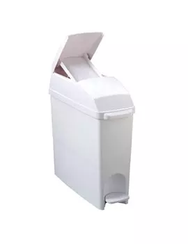 Contenitore Igienico a Pedale Medial International - 18 Litri - 17x43x48 cm - 104081 (Bianco)