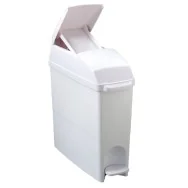 Contenitore Igienico a Pedale Medial International - 18 Litri - 17x43x48 cm - 104081 (Bianco)