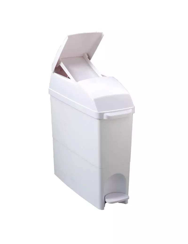 Contenitore Igienico a Pedale Medial International - 18 Litri - 17x43x48 cm - 104081 (Bianco) Contenitore Igienico a Pedale Medial International - 18 Litri - 17x43x48 cm - 104081 (Bianco)