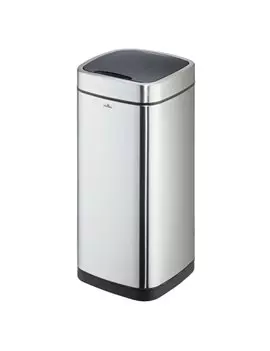Cestino No Touch Durable - con Sensore di Movimento - 35 Litri - 3423-23 (Argento)