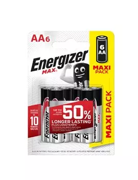 Pile Energizer Max - Stilo AA - E301533804 (Conf. 6)