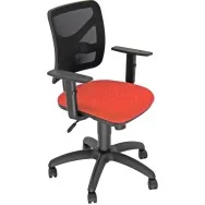 Sedia Operativa Pentagon Y10 Unisit - PNBE/BRF/ER (Rosso e Nero)