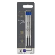 Refill in Metallo per Penna a Sfera QuinkFlow Parker Pen - Media - 2119152 (Blu Conf. 3)