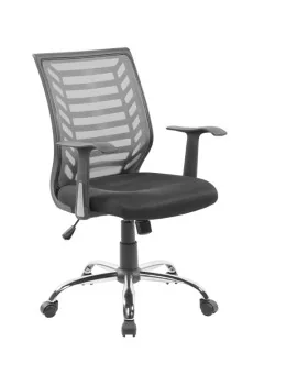 Sedia Operativa Miami Serena Group - H8082G (Grigio e Nero)
