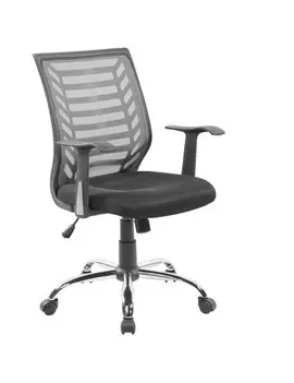 Sedia Operativa Miami Serena Group - H8082G (Grigio e Nero)