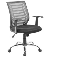 Sedia Operativa Miami Serena Group - H8082G (Grigio e Nero)