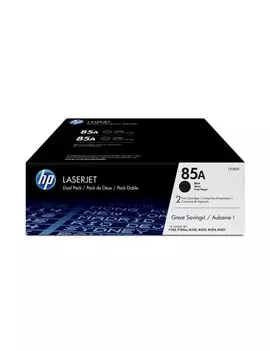 Multipack Toner Originali HP CE285AD 85A (Nero 1600 pagine Conf. 2)