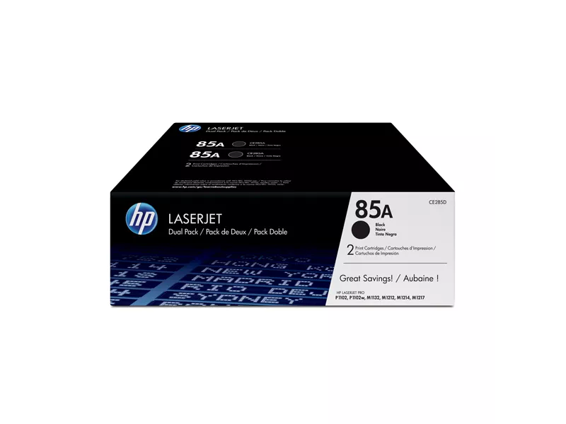 Multipack Toner Originali HP CE285AD 85A (Nero 1600 pagine Conf. 2)