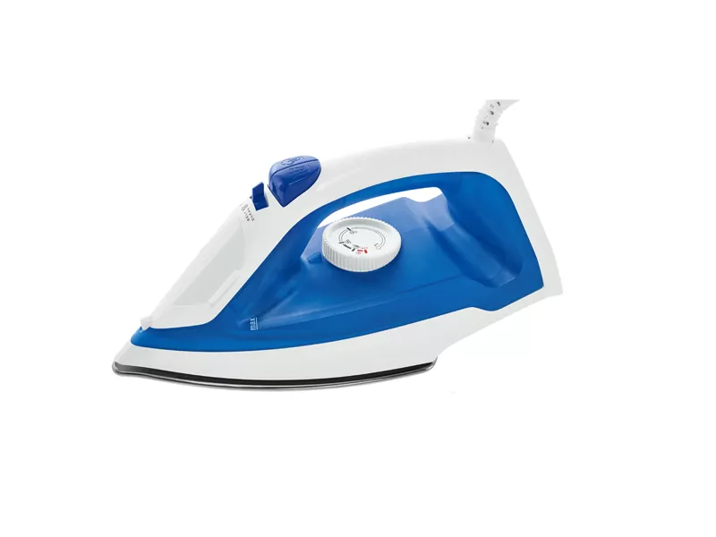 Ferro da Stiro a Vapore Melchioni - 1800W - 118510025 (Bianco e Blu)