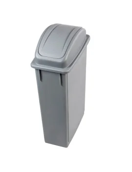 Contenitore per Rifiuti Office 90 Medial International - Indifferenziato - 90 Litri - 29,5x52x83,5 cm - 102210 (Grigio)