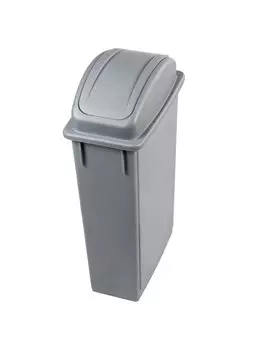 Contenitore per Rifiuti Office 90 Medial International - Indifferenziato - 90 Litri - 29,5x52x83,5 cm - 102210 (Grigio)