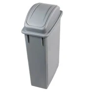 Contenitore per Rifiuti Office 90 Medial International - Indifferenziato - 90 Litri - 29,5x52x83,5 cm - 102210 (Grigio)