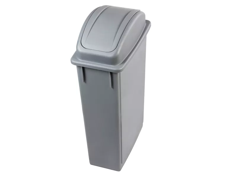 Contenitore per Rifiuti Office 90 Medial International - Indifferenziato - 90 Litri - 29,5x52x83,5 cm - 102210 (Grigio)