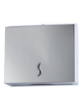 Dispenser per Asciugamani Piegati Brinox Medial International - 28x10,2x26,5 cm - 105011 (Argento)