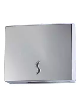 Dispenser per Asciugamani Piegati Brinox Medial International - 28x10,2x26,5 cm - 105011 (Argento)