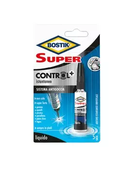 Colla Liquida Istantanea Super Control Plus Bostik - 5 g - D2718