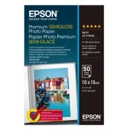 Carta Fotografica Epson S041765 - 10x15 cm - 250 g - Semi Lucida - C13S041765 (Conf. 50)