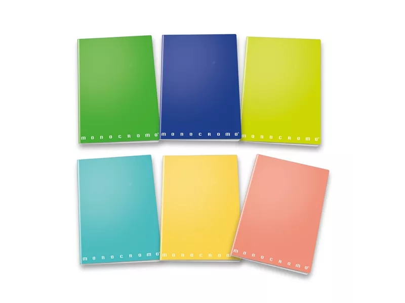 Quaderno Monocromo Green Pigna - A4 - 1 Rigo con Margini - 02309780C (Assortiti Conf. 10)