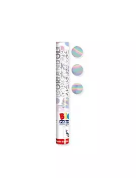 Sparacoriandoli Cannon Big Party - 30 cm - 50200 (Multicolore Metal Iridescente Conf. 12)