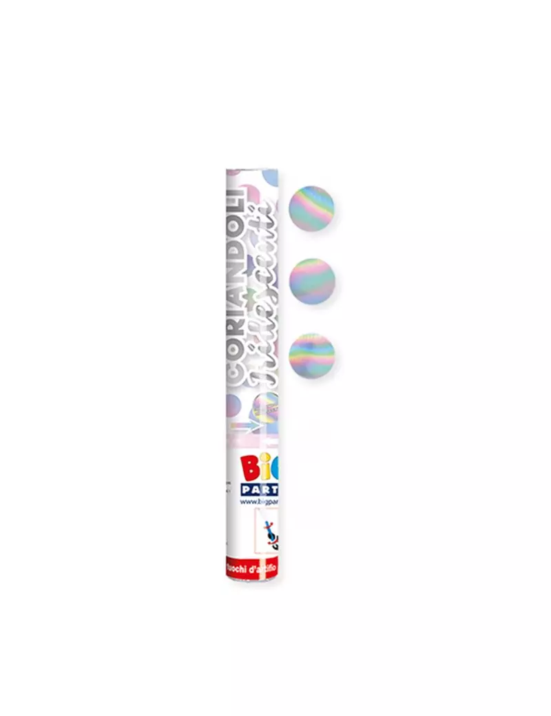 Sparacoriandoli Cannon Big Party - 30 cm - 50200 (Multicolore Metal Iridescente Conf. 12) Sparacoriandoli Cannon Big Party - 30 cm - 50200 (Multicolore Metal Iridescente Conf. 12)