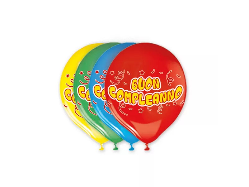 Palloncino in Lattice Big Party - 30 cm - 72222 (Assortiti Buon Compleanno Conf. 20)