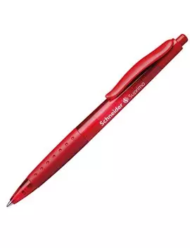 Penna a Sfera a Scatto Suprimo Schneider - Media - P135602 (Rosso Conf. 20)