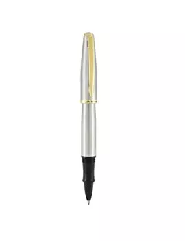 Penna Roller Aldo Domani Monteverde - Punta Media - Fusto Argento - J059676 (Blu)
