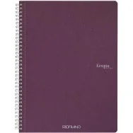 Quaderno Spiralato EcoQua Original Fabriano - A4 - 1 Rigo senza Margini - 19290212 (Vino Conf. 5)