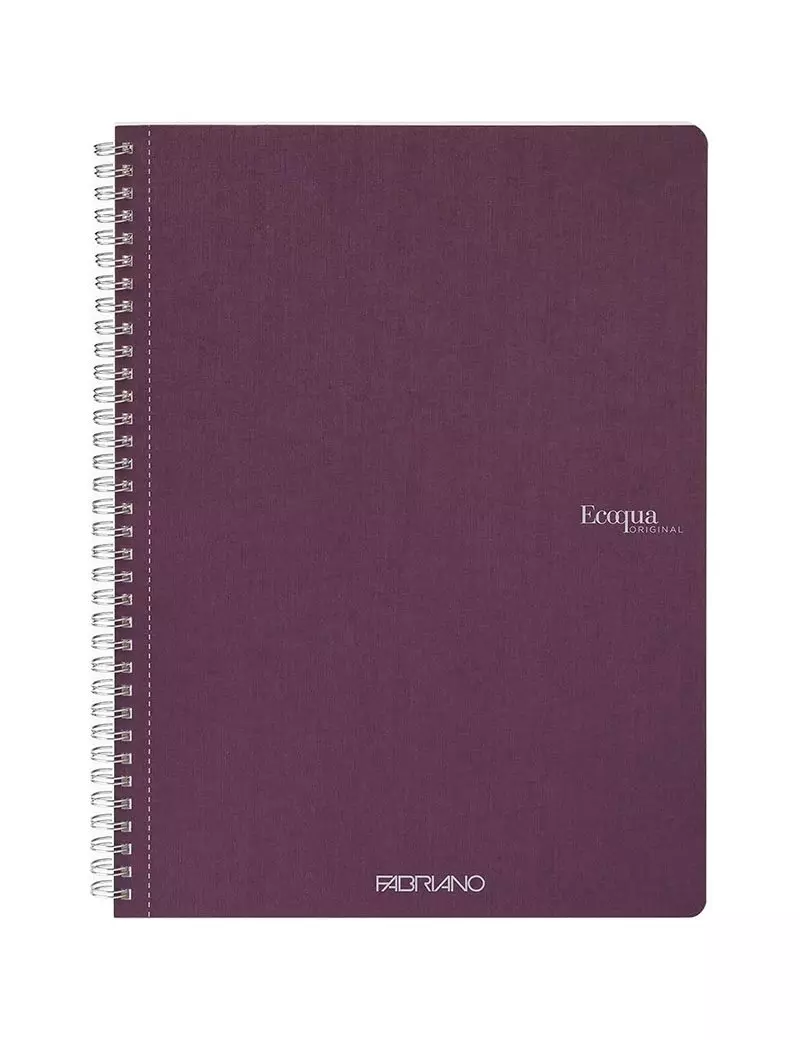Quaderno Spiralato EcoQua Original Fabriano - A4 - 1 Rigo senza Margini - 19290212 (Vino Conf. 5) Quaderno Spiralato EcoQua Original Fabriano - A4 - 1 Rigo senza Margini - 19290212 (Vino Conf. 5)