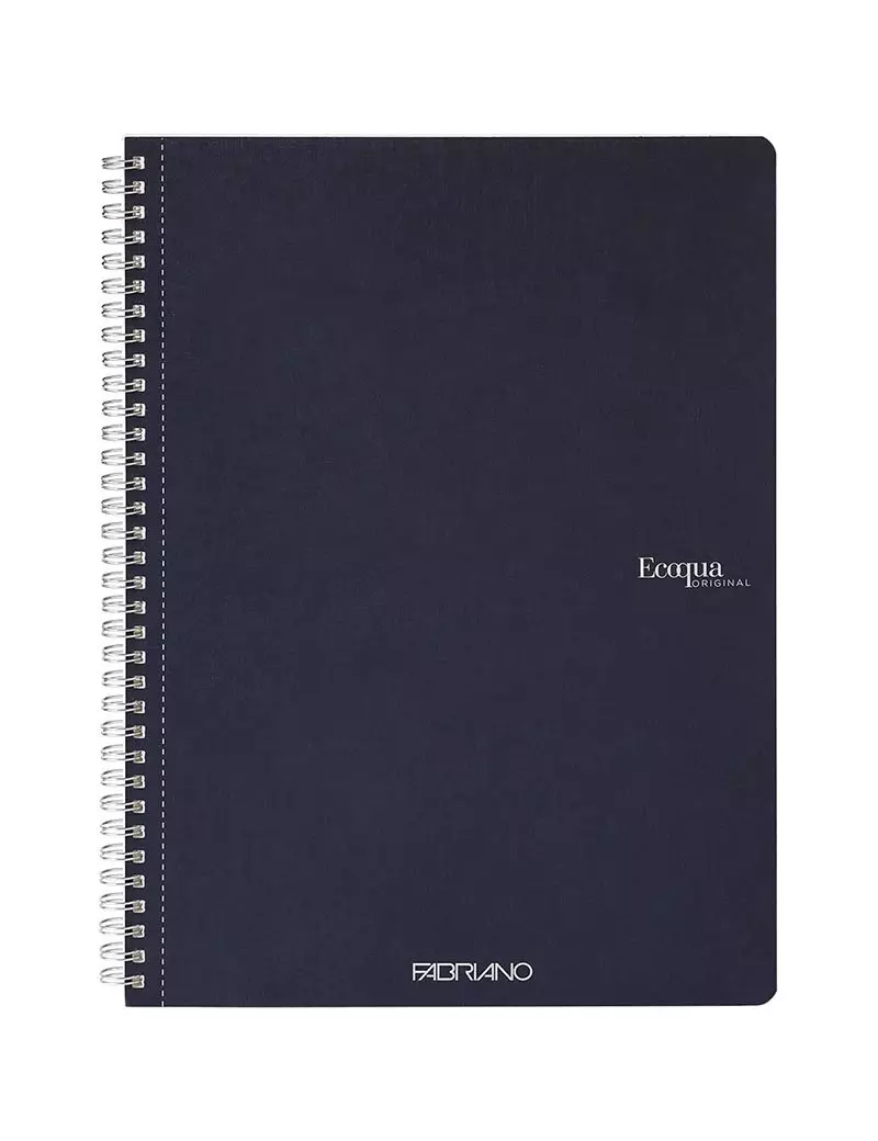 Quaderno Spiralato EcoQua Original Fabriano - A4 - 1 Rigo senza Margini - 19290204 (Blu Scuro Conf. 5) Quaderno Spiralato EcoQua Original Fabriano - A4 - 1 Rigo senza Margini - 19290204 (Blu Scuro Conf. 5)