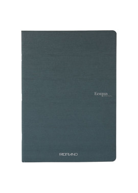 Quaderno EcoQua Original PM Fabriano - A4 - 1 Rigo senza Margini - 19210301 (Antracite Conf. 5)