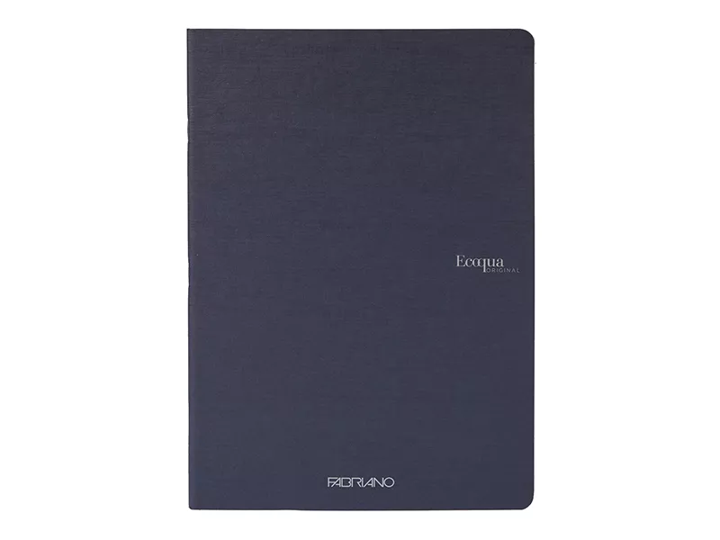 Quaderno EcoQua Original PM Fabriano - A4 - 1 Rigo senza Margini - 19210304 (Blu Scuro Conf. 5)