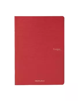 Quaderno EcoQua Original PM Fabriano - A4 - 1 Rigo senza Margini - 19210303 (Rosso Scuro Conf. 5)