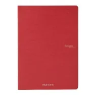 Quaderno EcoQua Original PM Fabriano - A4 - Quadretti 5 mm senza Margini - 19210203 (Rosso Scuro Conf. 5)