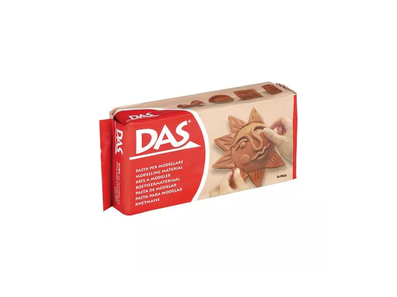 Panetto DAS Fila - Terracotta - 500 g - 387100 (Terracotta) Panetto DAS Fila - Terracotta - 500 g - 387100 (Terracotta)