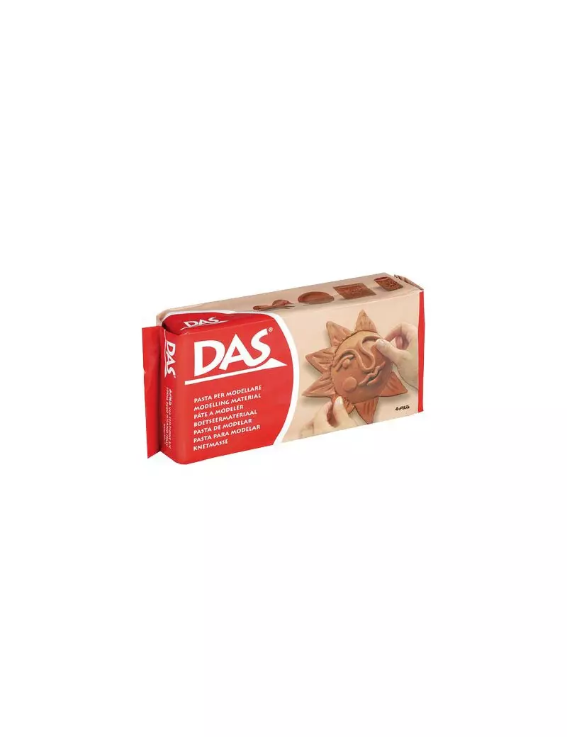 Panetto DAS Fila - Terracotta - 500 g - 387100 (Terracotta) Panetto DAS Fila - Terracotta - 500 g - 387100 (Terracotta)