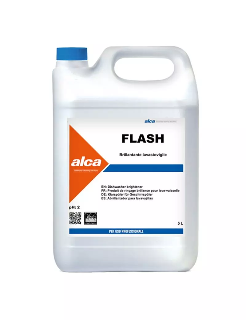 Brillantante per Lavastoviglie Flash Alca - ALC593 - 5 Litri Brillantante per Lavastoviglie Flash Alca - ALC593 - 5 Litri
