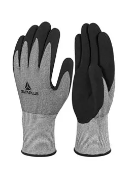 Guanti Antitaglio Venicut F Xtrem Cut Delta Plus - Taglia 10 - VECUTF01NO10 (Grigio e Nero)