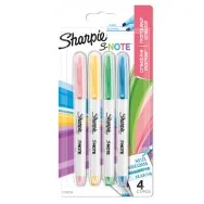 Pennarelli Sharpie S-Note Paper Mate - Punta Scalpello - 2138234 (Assortiti Conf. 4)