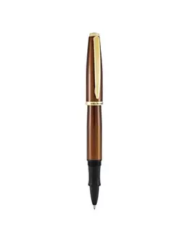 Penna Roller Aldo Domani Monteverde - Punta Media - Fusto Tabacco - J059666 (Blu)