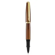 Penna Roller Aldo Domani Monteverde - Punta Media - Fusto Tabacco - J059666 (Blu)