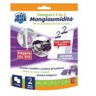 Mangiaumidità Appendibile Compact 2 in 1 Airmax - 6311588 - 50 g (Lavanda di Provenza)