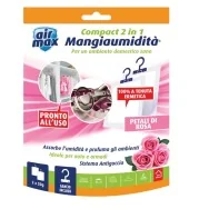 Mangiaumidità Appendibile Compact 2 in 1 Airmax - 6311589 - 50 g (Petali di Rosa)