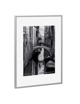 Cornice in Alluminio e Crilex Paperflow - A4 - K900207 (Argento)