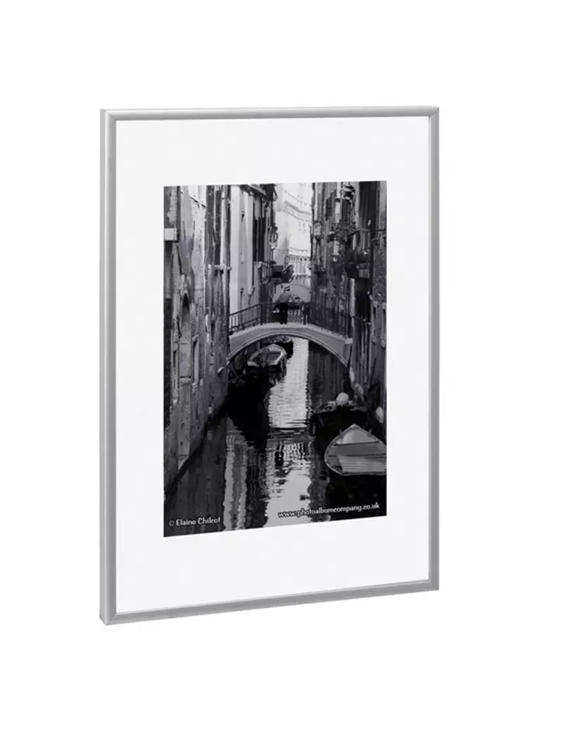 Cornice in Alluminio e Crilex Paperflow - A4 - K900207 (Argento) Cornice in Alluminio e Crilex Paperflow - A4 - K900207 (Argento)