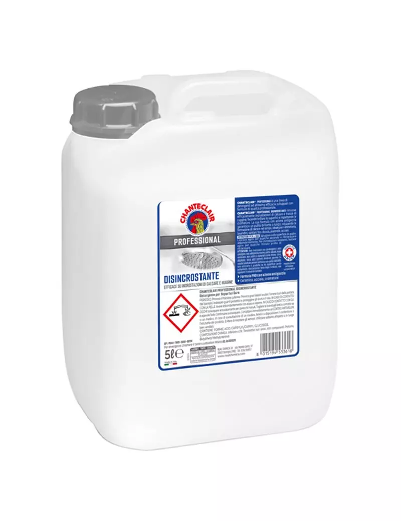 Disincrostante Professional Chanteclair - 604062IT - 5 Litri Disincrostante Professional Chanteclair - 604062IT - 5 Litri