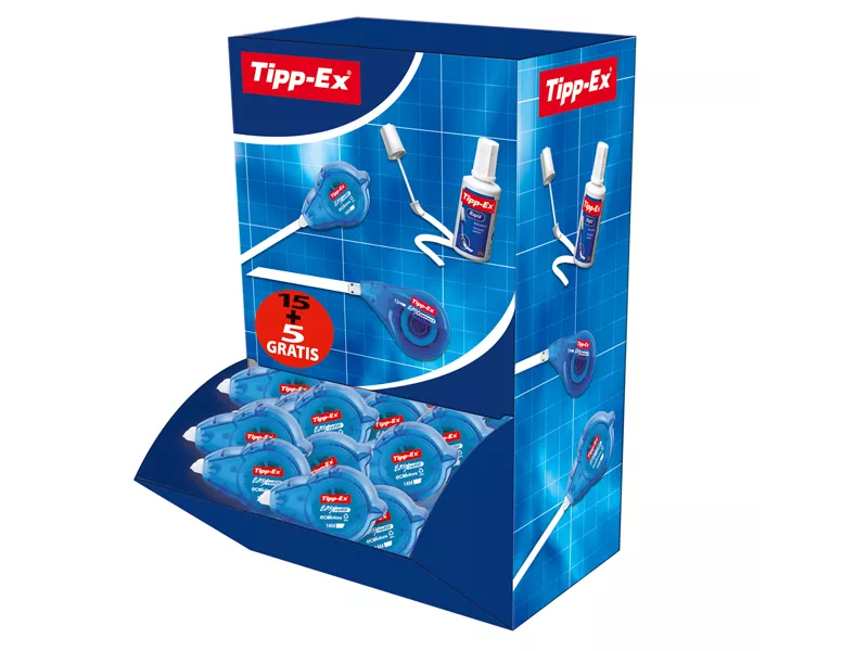 Correttore a Nastro Easy Refill Tipp-Ex Bic - 5 mm x 14 m - 8794242 (Conf. 10)