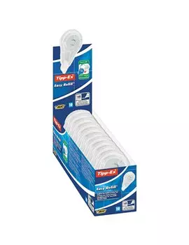 Refill per Correttore a Nastro Easy Refill Tipp-Ex Bic - 5 mm x 14 m - 879435 (Conf. 10)