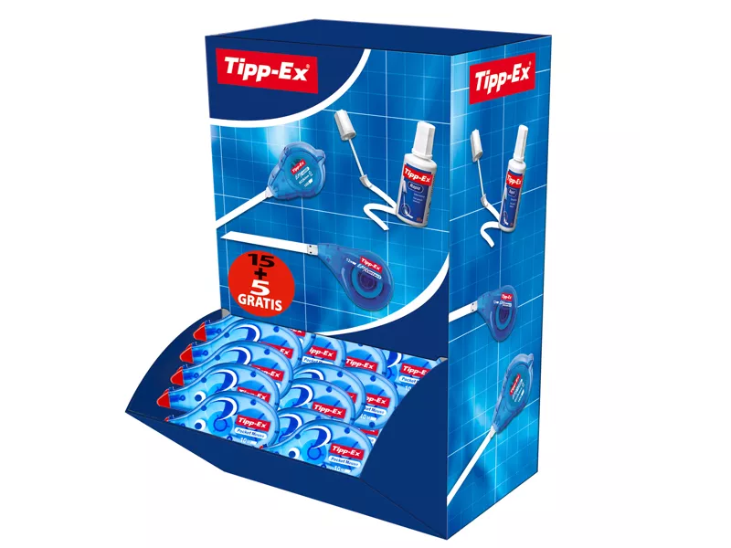 Correttore a Nastro Pocket Mouse Tipp-Ex Bic - 4,2 mm x 10 m - 935587 (Conf. 15+5)