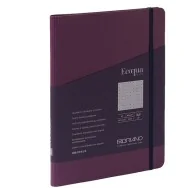 Taccuino con Elastico e Rilegatura Spiralata EcoQua Plus Fabriano - A5 - Puntinato - 70 Fogli - 19032112 (Vino)